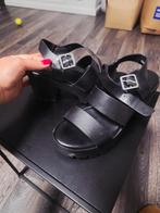 Zwarte OXMOX sandalen met blokhak - Maat 38, Zwart, OXMOX, Gedragen, Sandalen of Muiltjes