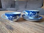 Nippon Tokusei Noritake 2 kopjes 2 schoteltjes, Ophalen of Verzenden