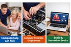 Computerhulp Reparatie, opschonen, installeren, Diensten en Vakmensen, Computer en Internet experts, Ook voor bedrijven, Computerreparatie en Onderhoud