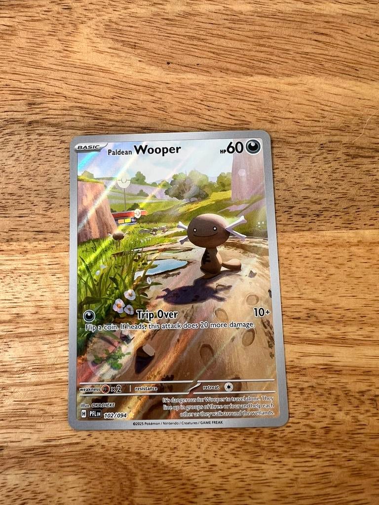 Paldean Wooper (PFL 102) Phantasmal Flames, Ophalen of Verzenden, Zo goed als nieuw