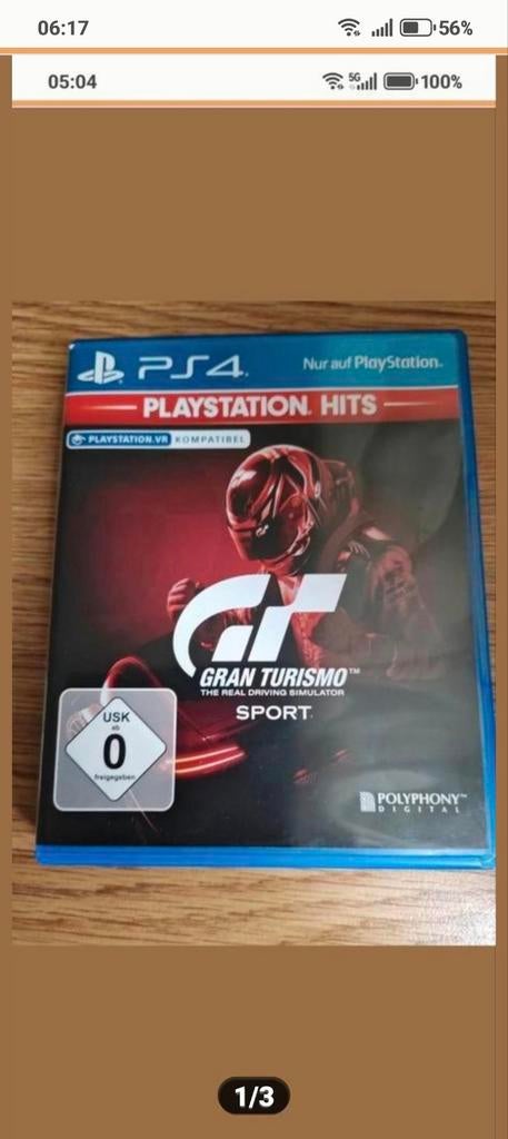 Gran Turismo Sport VR PS4-Zo goed als nieuw (krasvrij), Ophalen of Verzenden, Zo goed als nieuw, Sport, Vanaf 3 jaar