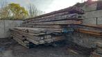 Draglineschotten gebruikt, Azobe en Basralocus, Gebruikt, Ophalen of Verzenden, Balk, Overige houtsoorten