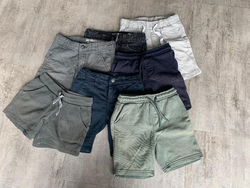 Korte jongens broeken 7x (zomer), Kinderen en Baby's, Kinderkleding | Maat 110, Ophalen of Verzenden, Zo goed als nieuw, Jongen