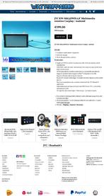 JVC KW-M875DWB 6,8" Multimedia reveiver Carplay / Android, Gebruikt, ., Ophalen of Verzenden, .