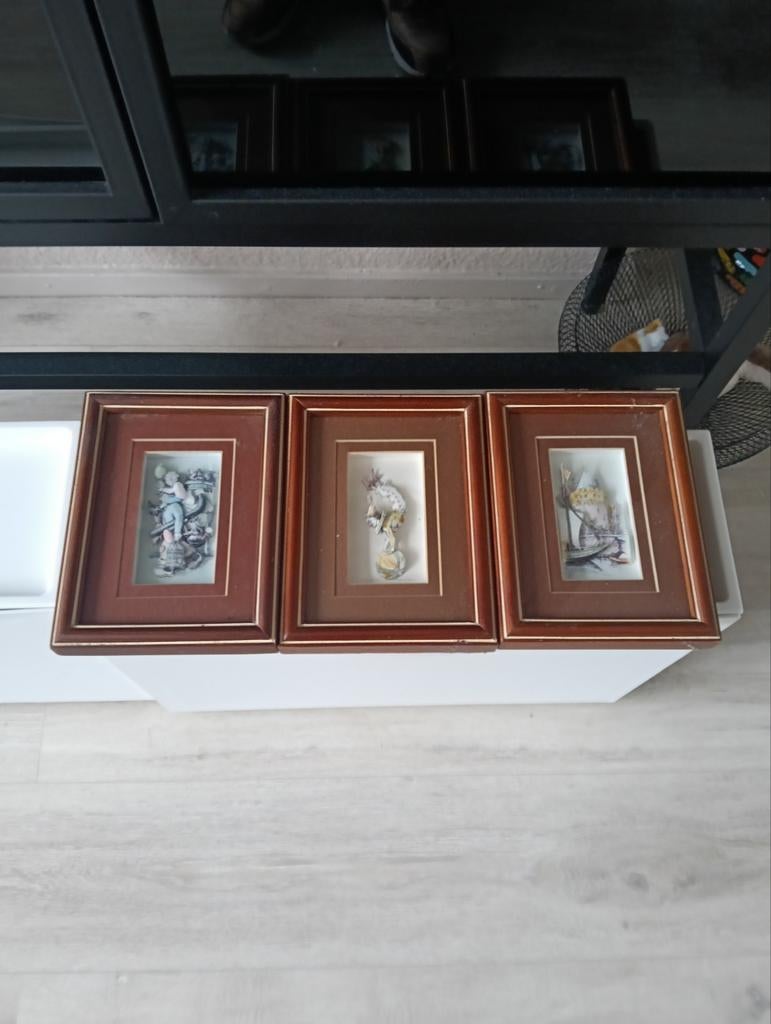 Drieluik 3D prenten, Antiek en Kunst, Ophalen of Verzenden