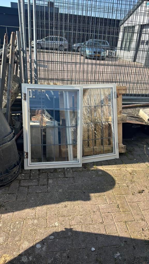 Glas in lood, Doe-het-zelf en Verbouw, Glas en Ramen, Ophalen, Gevelraam of Ruit, Gebruikt, Minder dan 80 cm