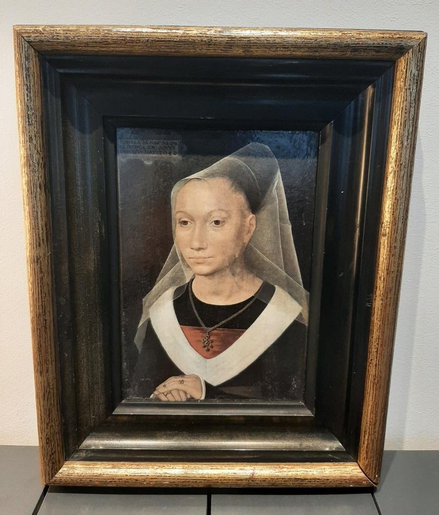 Oude copie van schilder Hans Hemling.1480, Antiek en Kunst, Kunst | Schilderijen | Klassiek, Ophalen