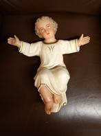 Jezus kindje voor kribbe - groot - kerstkindje, Verzenden