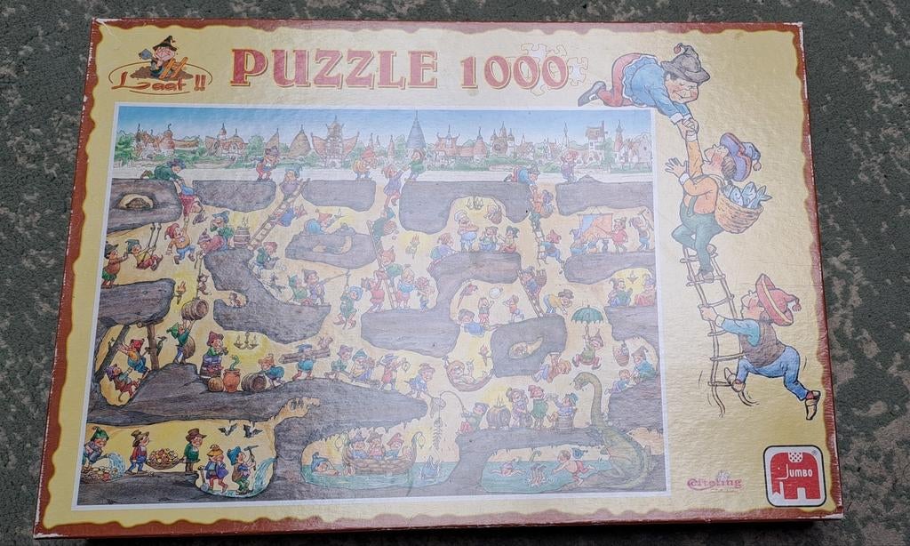 Jumbo * Laaf Puzzel * Puzzle Efteling 1000 stukjes, Ophalen of Verzenden, 500 t/m 1500 stukjes