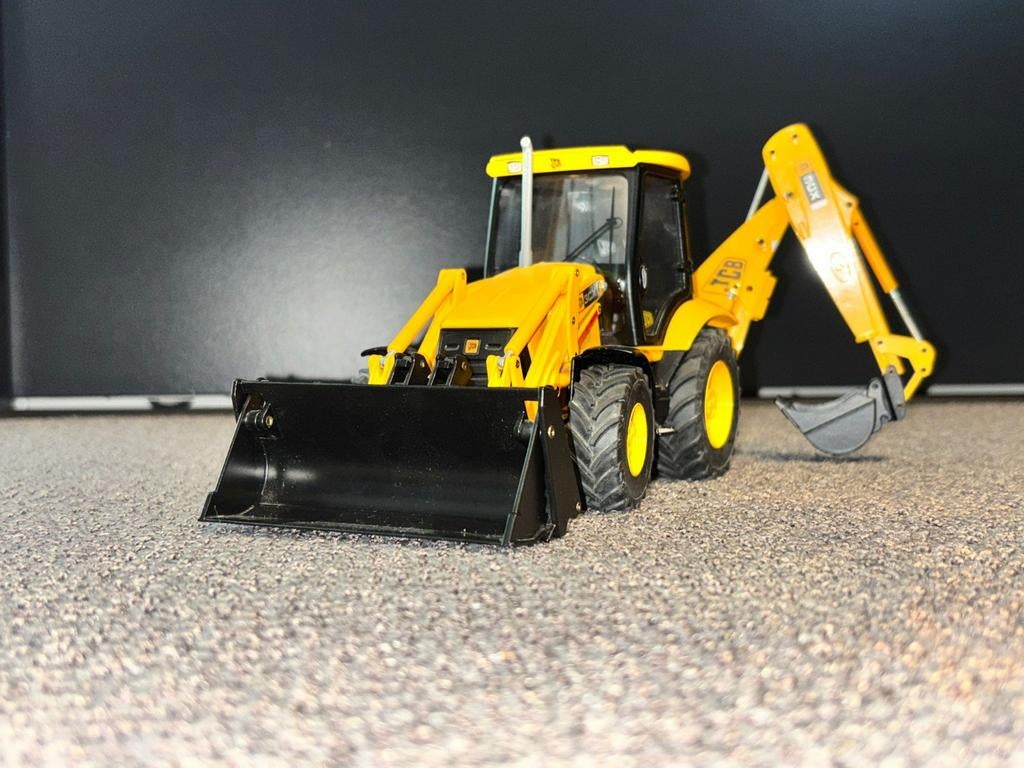 JCB 3CX Backhoe Loader Model - Gedetailleerd Speelgoed, 1:32 tot 1:50, Overige typen, Vgjvv78, Ophalen of Verzenden