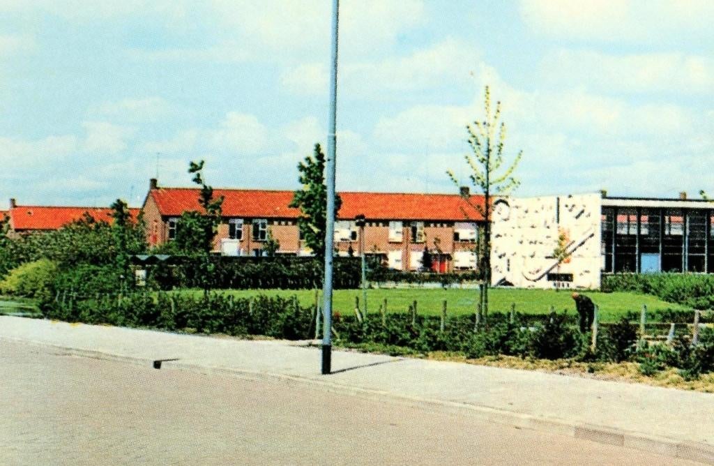801410 Sliedrecht ZH Technische School Park Nette oude kaart, Verzamelen, Ophalen of Verzenden, 1960 tot 1980, Ongelopen, Noord-Brabant