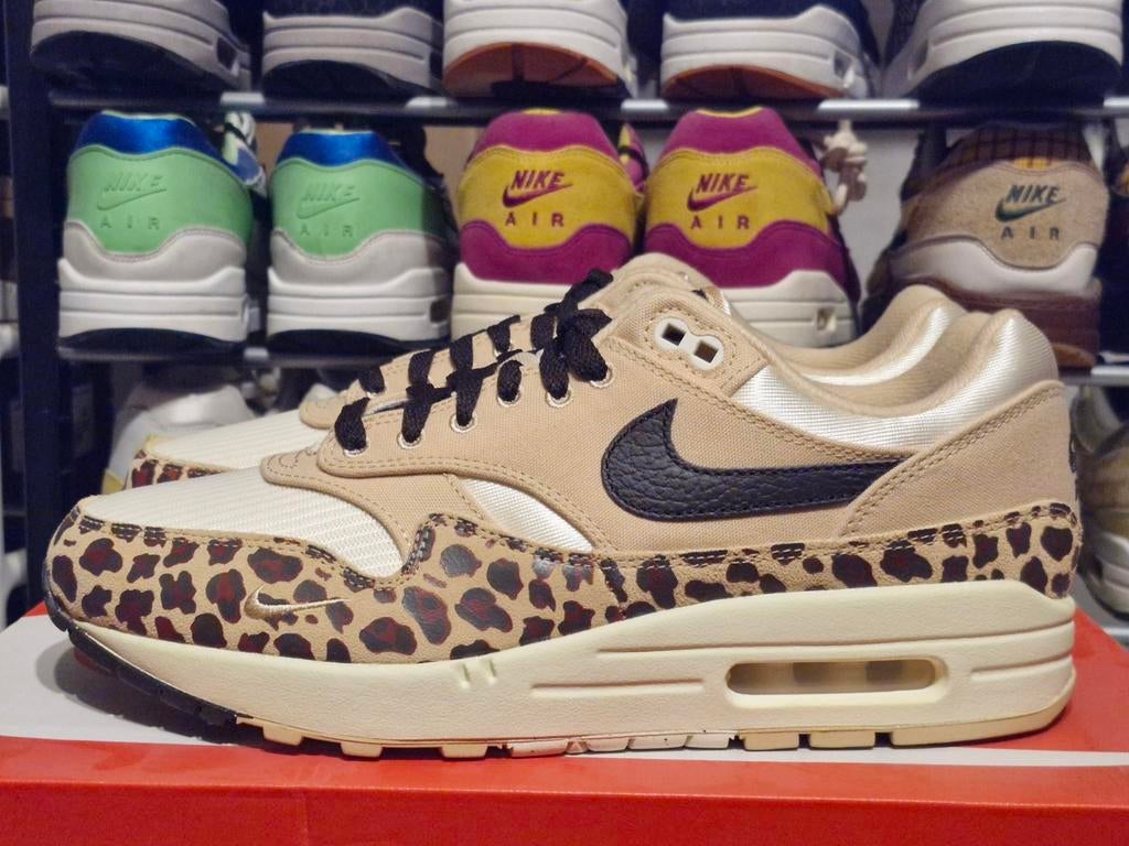 Nike Air Max 1 Sesame Leopard - us 10.5 eur 42.5, Overige kleuren, Nike, Nieuw, Ophalen of Verzenden