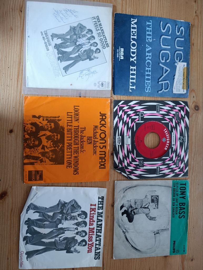 Vintage Vinyl Singles: The Manhattans,e Archie, Gebruikt, 7 inch, Single, Ophalen of Verzenden