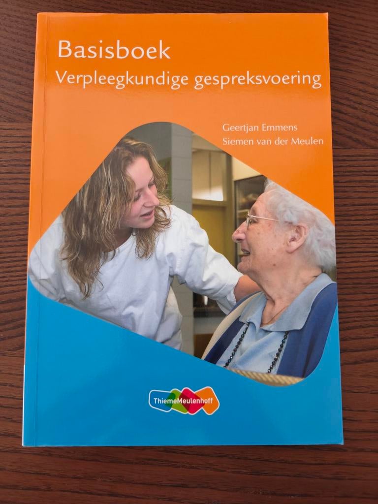 Basisboek Verpleegkundige gespreksvoering, Boeken, Studieboeken en Cursussen, Zo goed als nieuw, Geertjan Emmens, Siemen van der Meulen