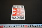 sticker Gemeente Enschede, Ophalen, Zo goed als nieuw, Sticker