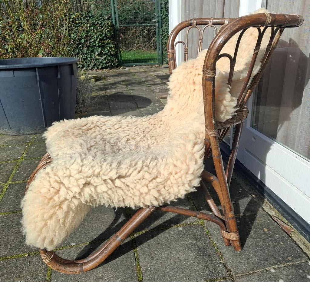 Manou vintage lounge fauteuil., Ophalen, Gebruikt, 75 tot 100 cm, 75 tot 100 cm