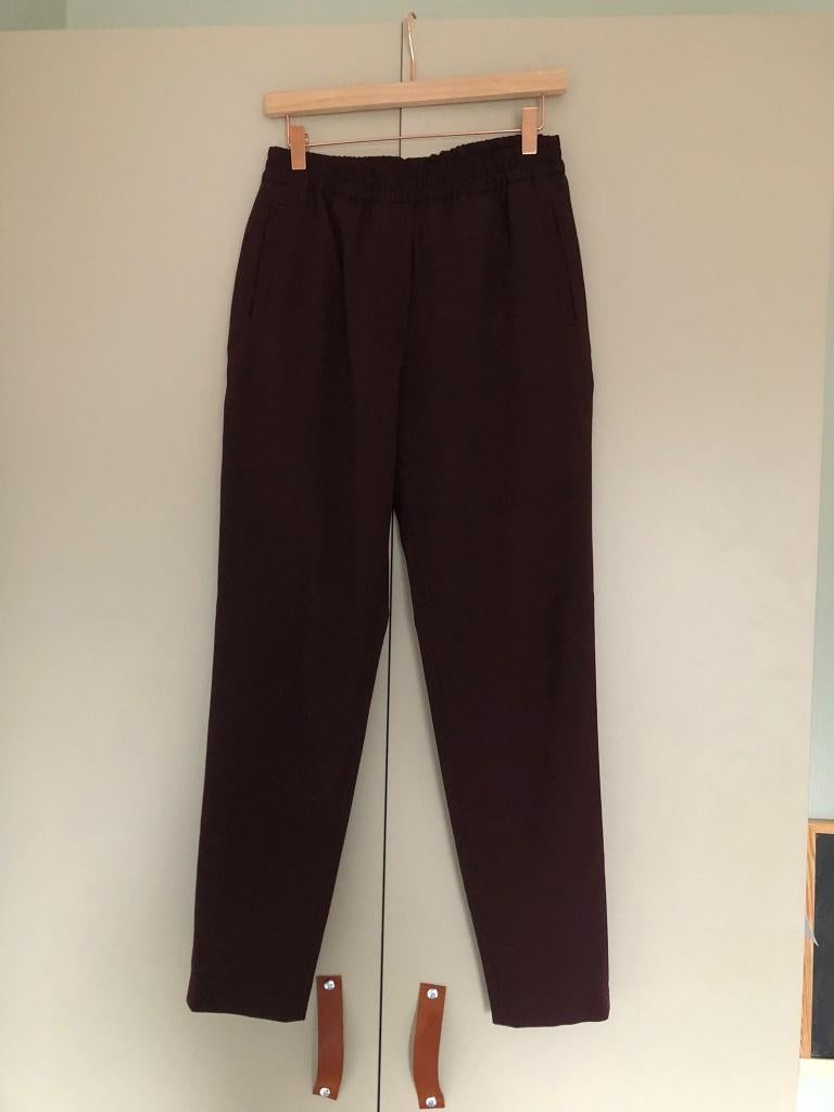 Joline Jolink - broek Lot (wijnrood) - maat XS, Maat 38/40 (M), Bruin, Ophalen of Verzenden, Lang