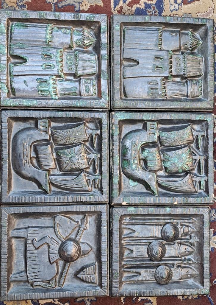 Handgemaakte keramische wandplaquettes, Ophalen