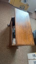 Mooie houten tafeltje, Huis en Inrichting, Tafels | Bijzettafels, Minder dan 55 cm, Rond, Zo goed als nieuw, Ophalen