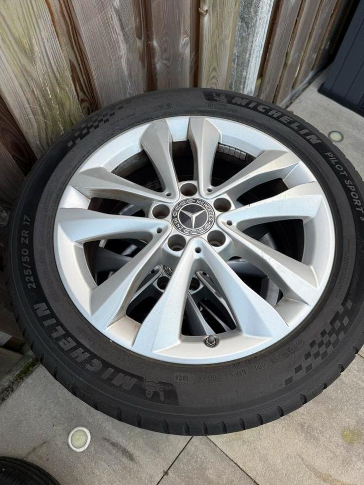 Mercedes c klasse velgen Avantgarde, Auto-onderdelen, Banden en Velgen, Ophalen, Gebruikt, Banden en Velgen, 17 inch