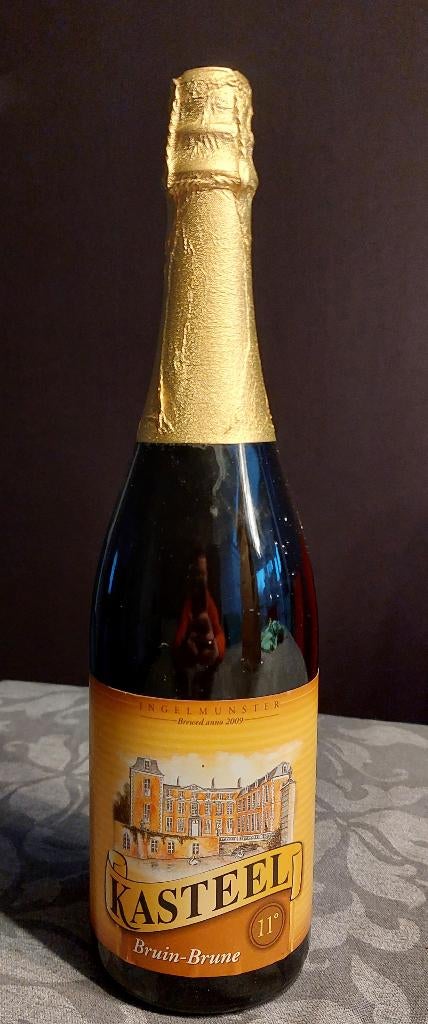 Kasteel bier bruin uit 2009 goed bewaard gebleven, Ophalen of Verzenden, Nieuw, Flesje(s), Overige merken