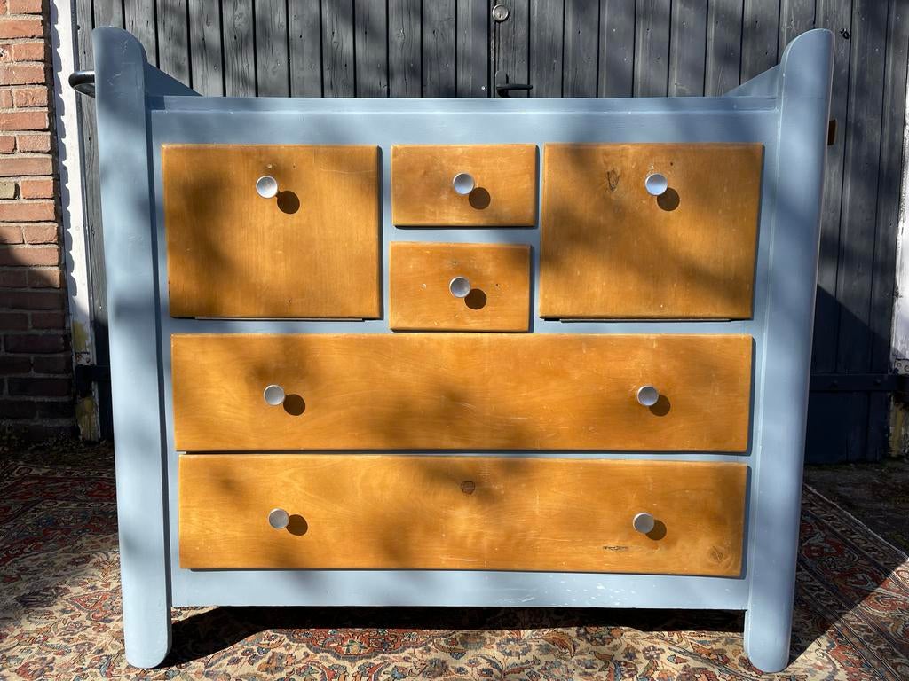 Vintage Commode met ronde vormen - past bij Sebra, Kinderen en Baby's, Ophalen, Gebruikt, 50 tot 70 cm, 75 tot 100 cm