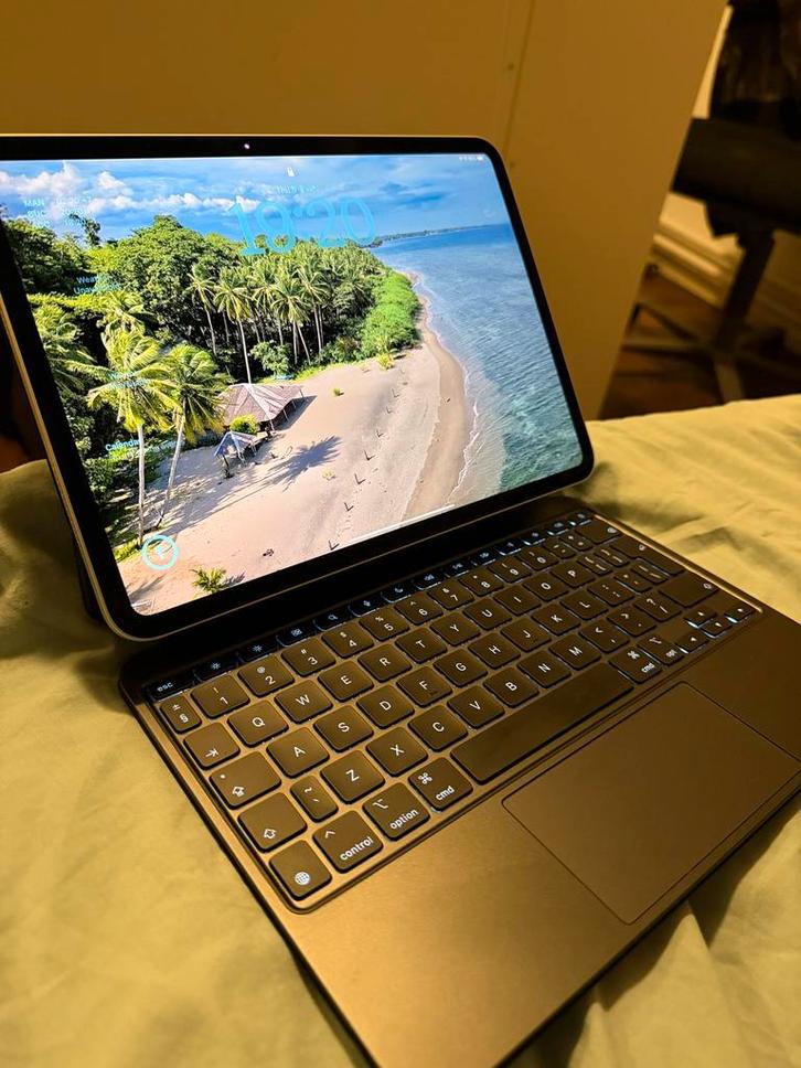 iPad Pro M4 512GB met Magic Keyboard, Computers en Software, Apple iPads, Zo goed als nieuw, Apple iPad Pro, 11 inch, 512 GB, Zwart