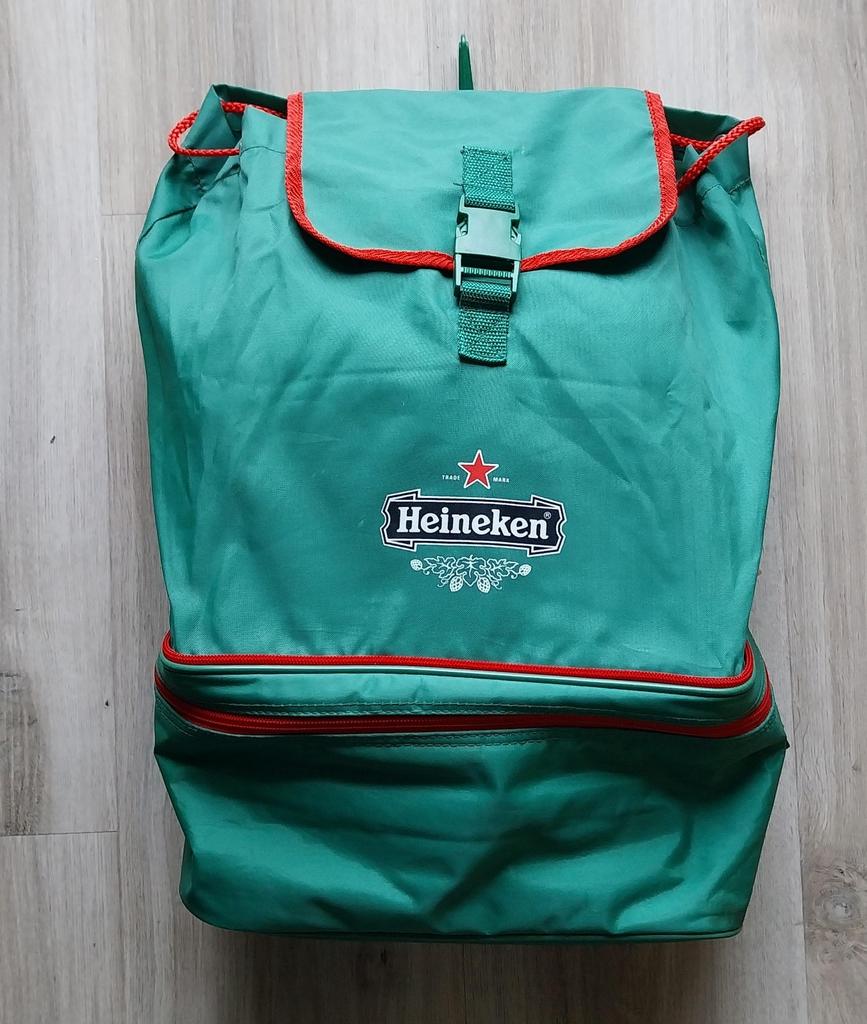 Heineken onderzetters,  glazen en een koeltas., Ophalen, Zo goed als nieuw, Glas of Glazen, Heineken