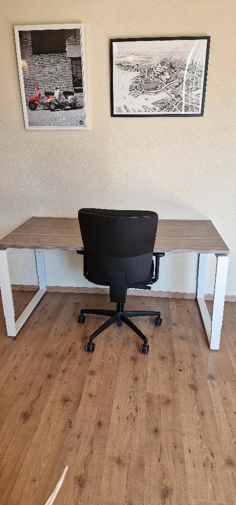 Markant M0-X bureau  160x80 + stoel, Huis en Inrichting, Bureaus, Zo goed als nieuw, Bureau, In hoogte verstelbaar, Ophalen