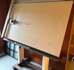 Professionele Tekentafel Kuhlmann- Verstelbaar en Stevig, Doe-het-zelf en Verbouw, Tekentafels, Ophalen of Verzenden, Gebruikt