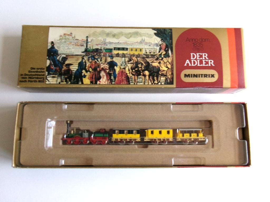 Minitrix 51 1028 00 Der Adler (in ovp), Trix, Ophalen of Verzenden, Zo goed als nieuw, Analoog