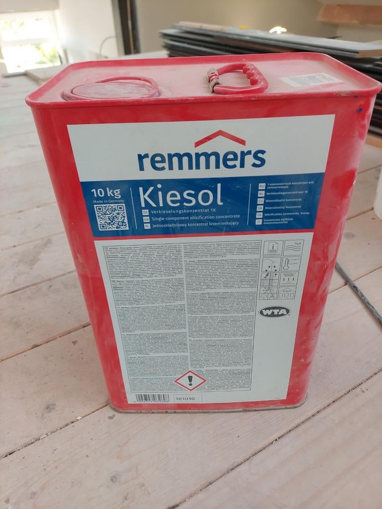 Remmers Kiesol 10 kg - Verkiezelingsconcentraat, Ophalen, Wit