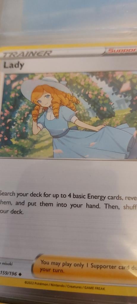 159 lady lost origin pokemon kaart, Ophalen of Verzenden, Zo goed als nieuw