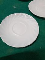 Schotels wit glas france retro, Huis en Inrichting, Ophalen of Verzenden, 'T Olde Gre-j, Info@toldegrej.nl, Endepoelstraat 20f Didam