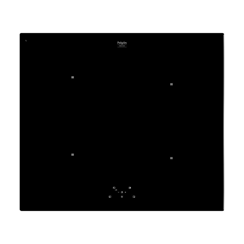 Pelgrim inductie kookplaat 60 cm, Ophalen, Inbouw, Inductie, 4 kookzones