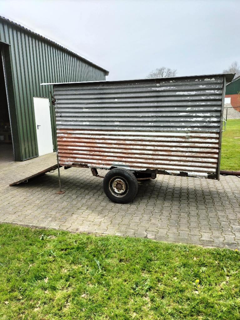 Schapenkar - 2,5m - Aanhanger - zwart, Ophalen, Veehouderij, Transport