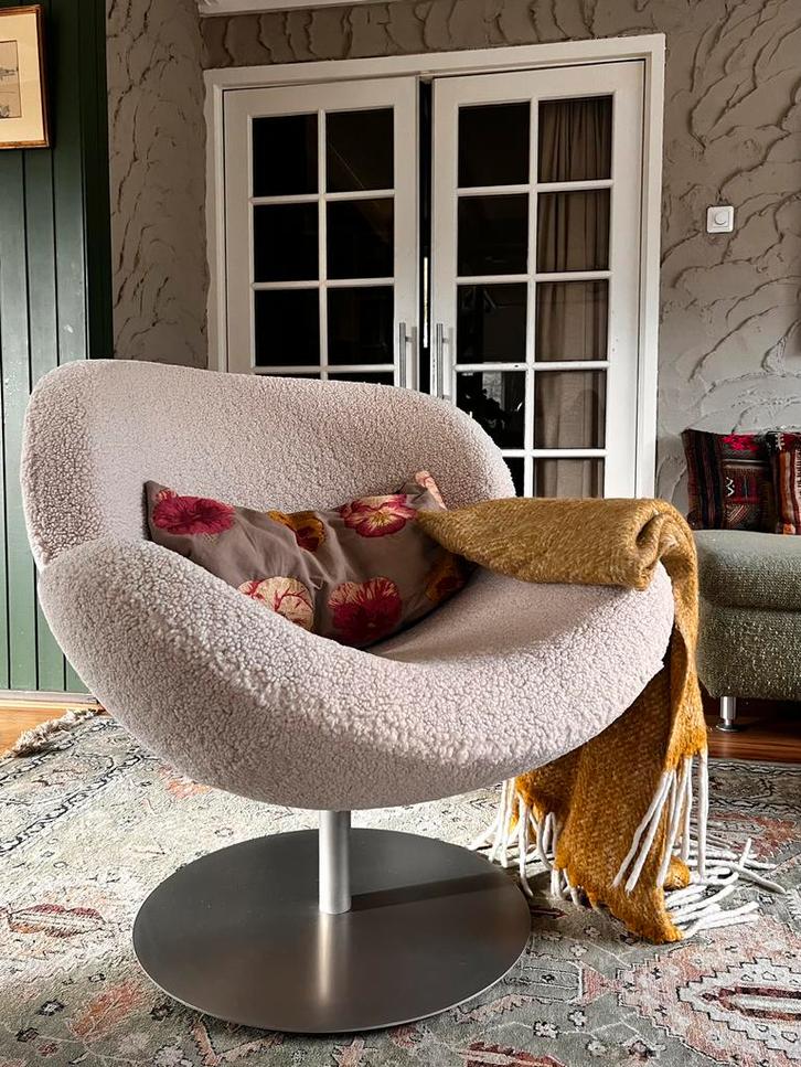 Vintage draaifauteuil | BoConcept | Deens design 2000, Huis en Inrichting, Fauteuils, Zo goed als nieuw, Ophalen