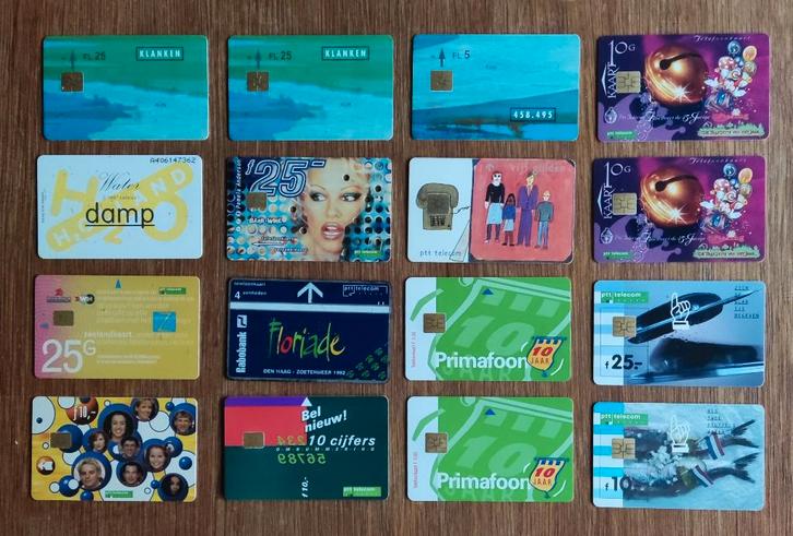 16 telefoonkaarten o.a. Floriade Primafoon PTT telecom, Verzamelen, Telefoonkaarten, Ophalen of Verzenden