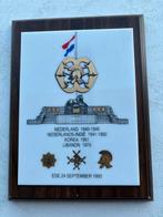 Militair herdenkingsschildje Ede 1993, Ophalen of Verzenden