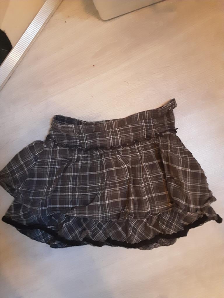 Grijs wit geruit rokje, Ophalen of Verzenden, Zo goed als nieuw