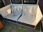 Havsten 2 zitsbank en fauteuil beige, Ophalen, Gebruikt, 150 tot 200 cm, Tweepersoons