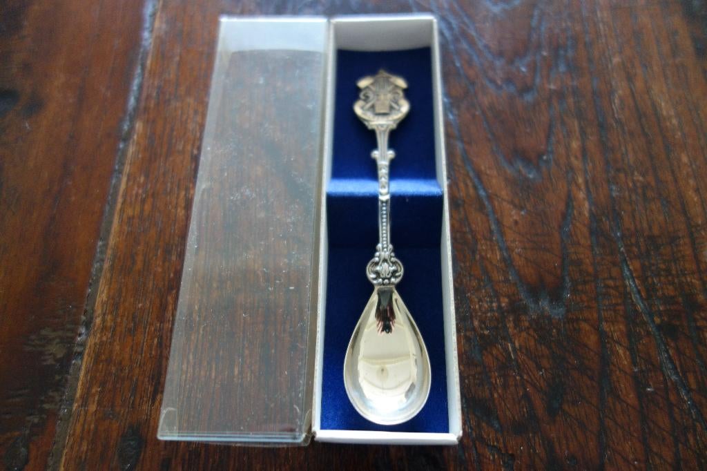 Theelepel souvenir Valkenburg, Antiek en Kunst, Curiosa en Brocante, Ophalen of Verzenden