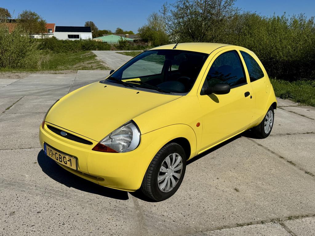 Ford Ka 1.3 airco stuurbekr. airbag nw apk (bj 2008), Auto's, Voorwielaandrijving, 1299 cc, Stof, Gebruikt