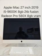Als nieuw: Apple iMac 27" 2019 i5 8gb 2tb fusion drive 5k, EenvoudPc B.V., HDD en SSD, 8 GB, IMac
