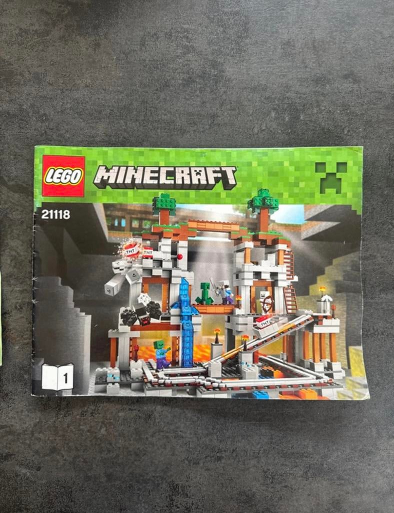 Lego Minecraft the mine 21118, Ophalen, Zo goed als nieuw