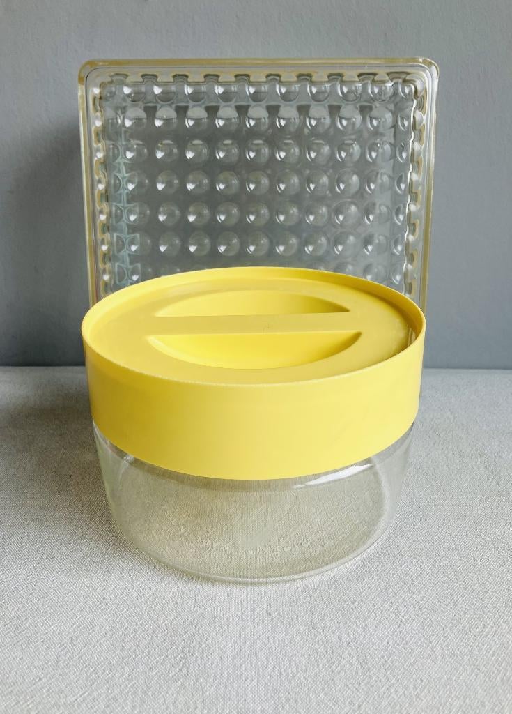 Glazen vintage Ikea Koloni Pyrex voorraad- opbergdozen, Glas, IKEA, Ophalen of Verzenden, Zo goed als nieuw