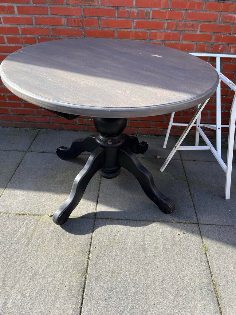 Ronde tafel - Snel ophalen! Gratis, Huis en Inrichting, Tafels | Eettafels, Gebruikt, 100 tot 150 cm, Rond, Ophalen of Verzenden