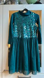 Feestelijke set glitterjurkje+truitje mt 7/10 jaar, Ophalen of Verzenden, Nieuw, Meisje, Setje