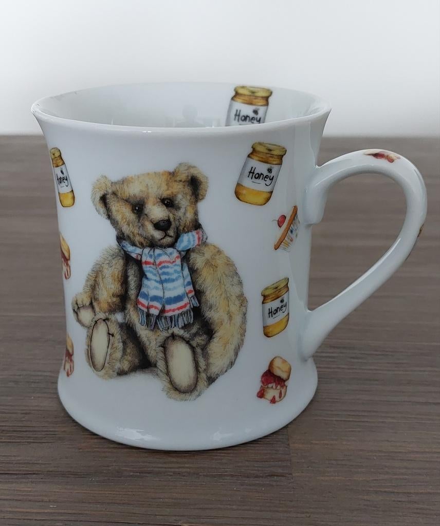 Mok met berenprint the leonardo collection, Verzamelen, Ophalen of Verzenden, Stoffen beer, Overige merken