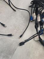 Diverse kabels: nieuw en gebruikt, voor elk wat wils, Computers en Software, Pc- en Netwerkkabels, Ophalen of Verzenden, Gebruikt